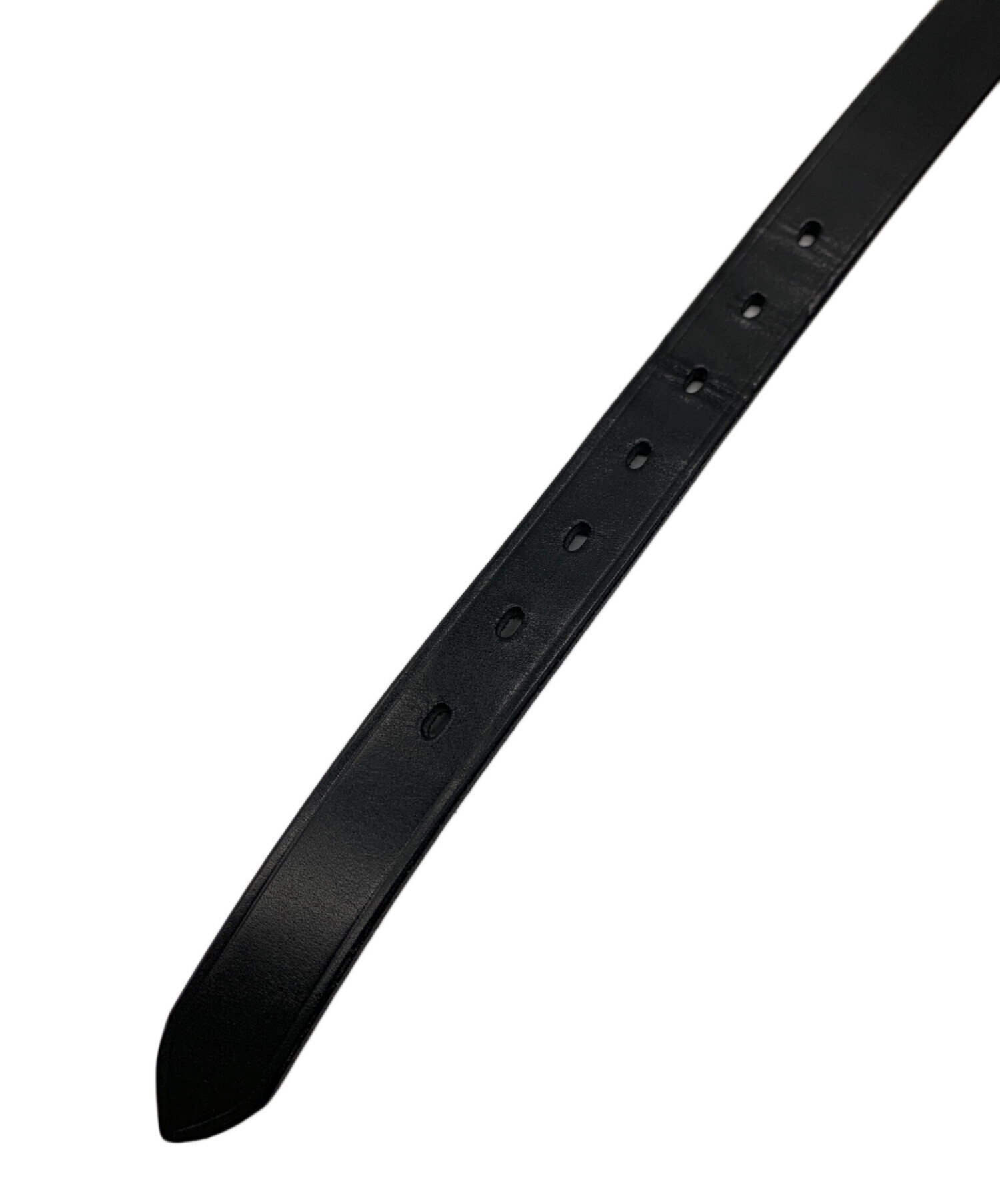 SLOW&CO スロウアンドコー ベルト  黒 【古着】【中古】【送料無料】 中古・古着通販】SLOW (スロウ) レザーベルト ブラック｜ブランド