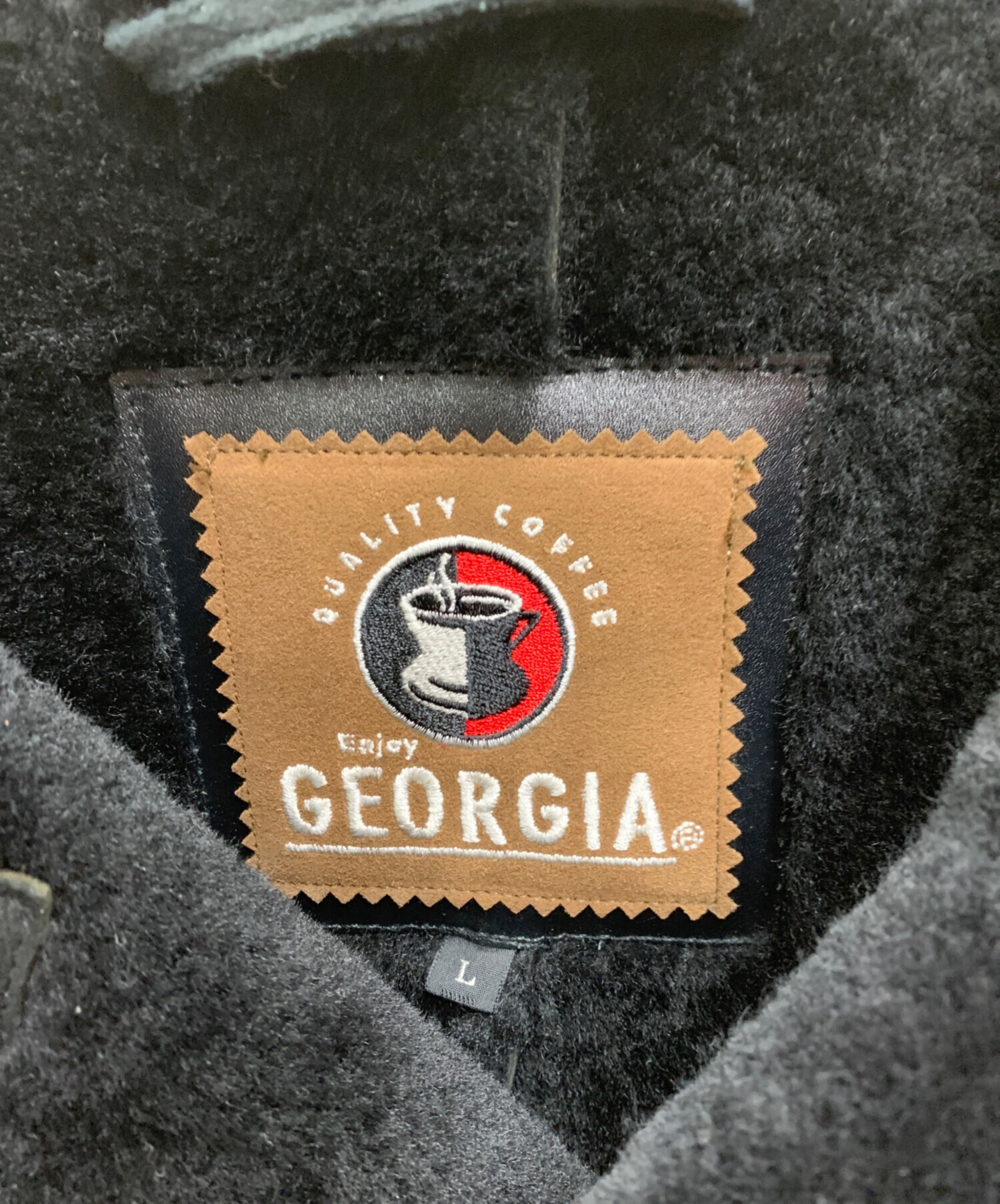 中古・古着通販】Georgia (ジョージア) ムートンコート ブラック