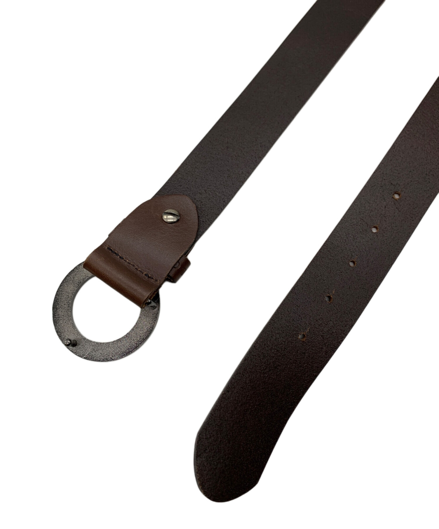 中古・古着通販】BVLGARI (ブルガリ) レザーベルト ブラウン｜ブランド