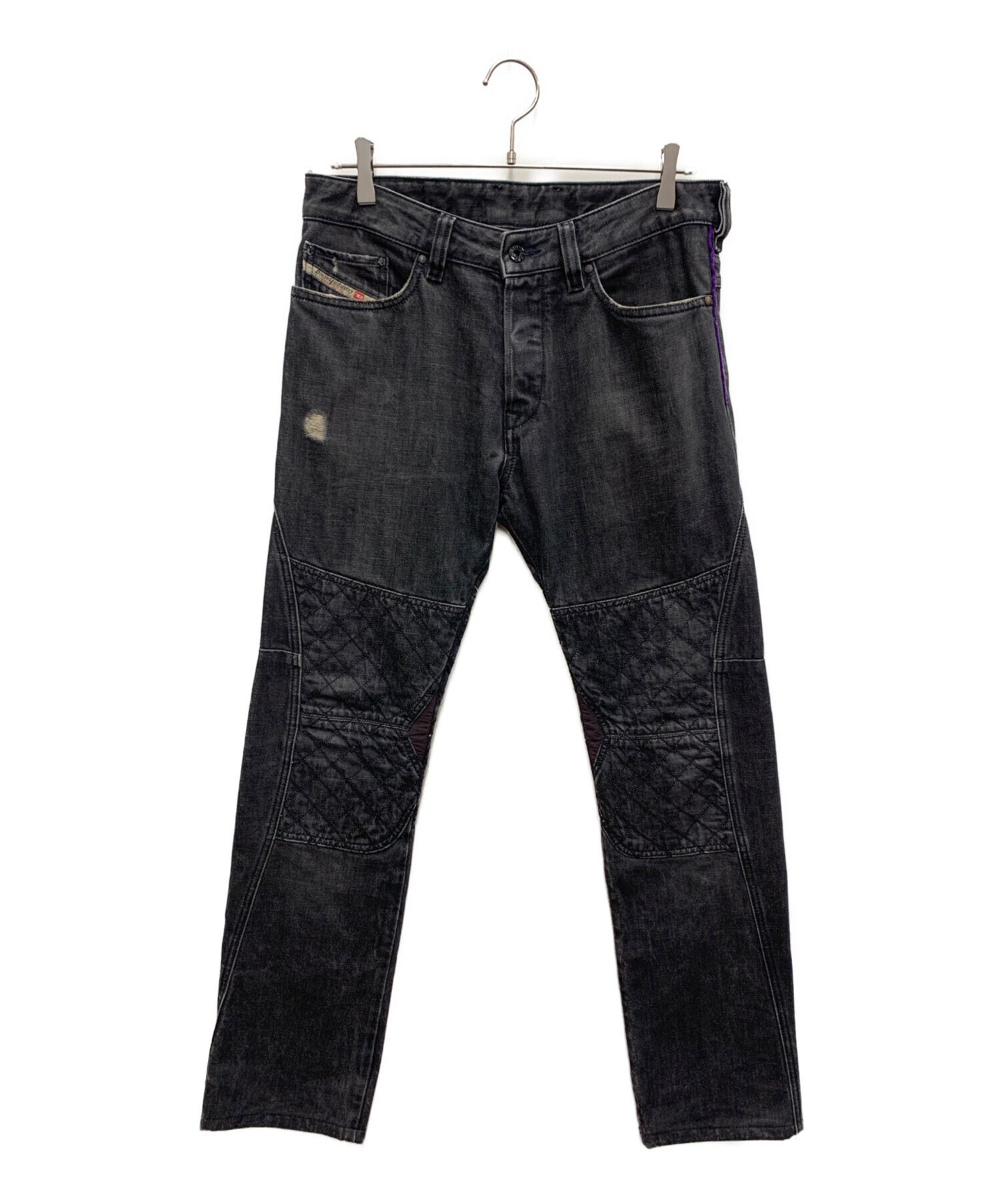 中古・古着通販】DIESEL (ディーゼル) デニムパンツ ブラック サイズ 