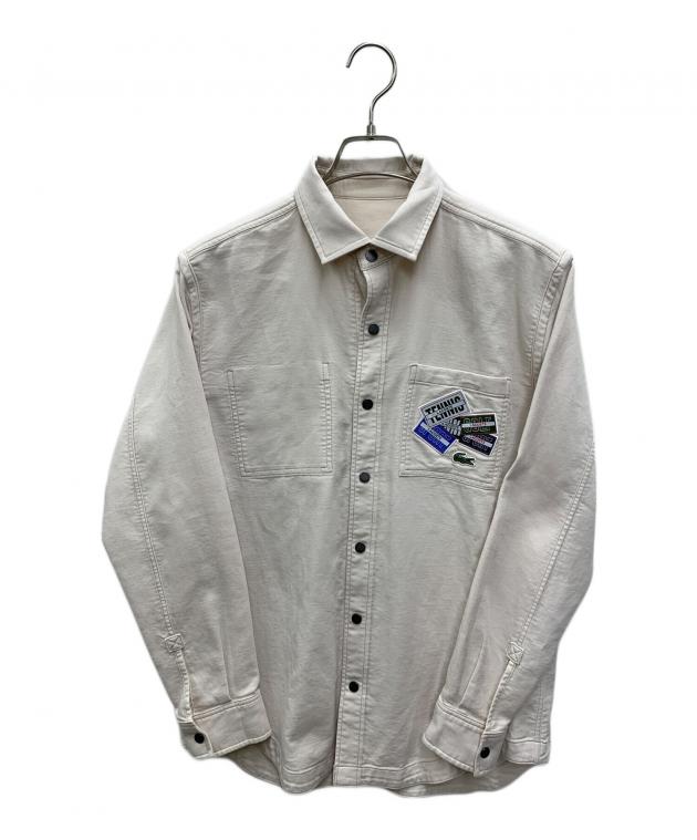 中古・古着通販】LACOSTE (ラコステ) リバーシブルシャツ アイボリー