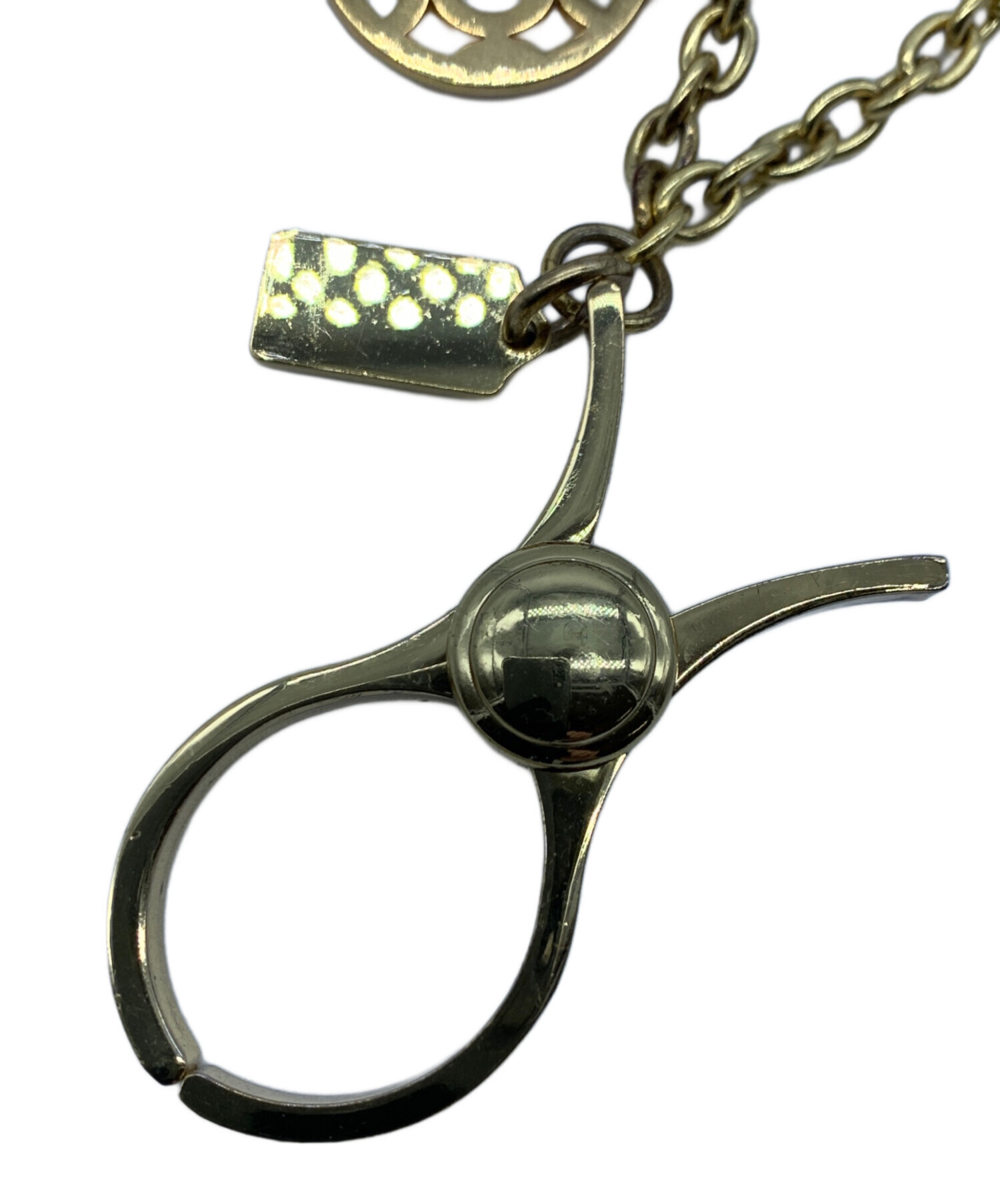 中古・古着通販】COACH (コーチ) キーホルダー ゴールド｜ブランド