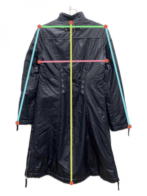 中古・古着通販】Ozz croce (オッズクローチェ) ロングコート ブラック