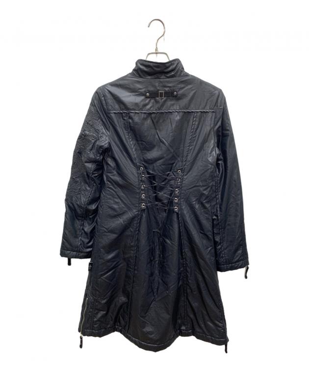 中古・古着通販】Ozz croce (オッズクローチェ) ロングコート ブラック