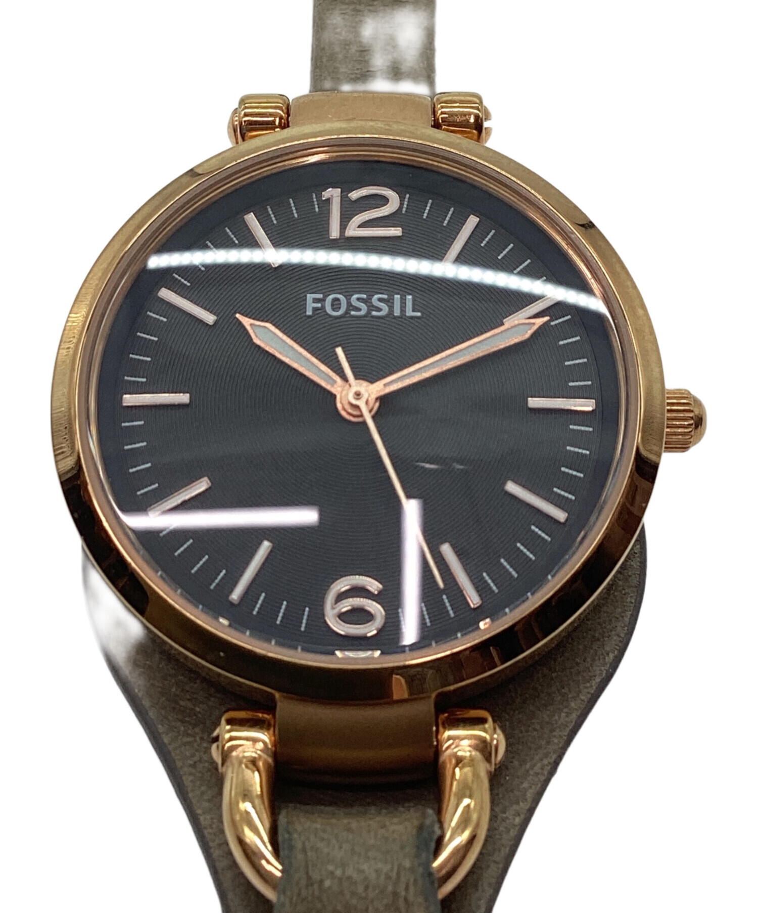 X1463 FOSSIL フォッシル 腕時計 USED美品 クロノグラフ FS4813 GRANT 