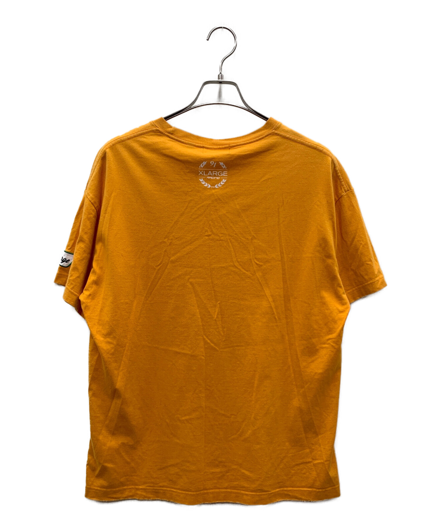 中古・古着通販】X-LARGE (エクストララージ) 半袖カットソー オレンジ 中古・古着通販】X-LARGE (エクストララージ) 半袖カットソー オレンジ
