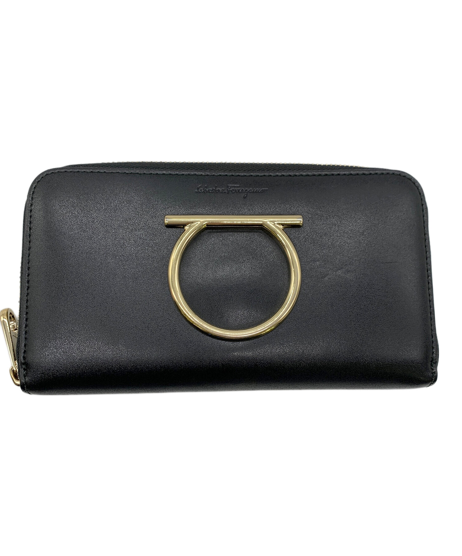 未使用Salvatore Ferragamo レザー長財布　ブラック　黒　箱付き 中古・古着通販】Salvatore Ferragamo (サルヴァトーレ フェラガモ) 長