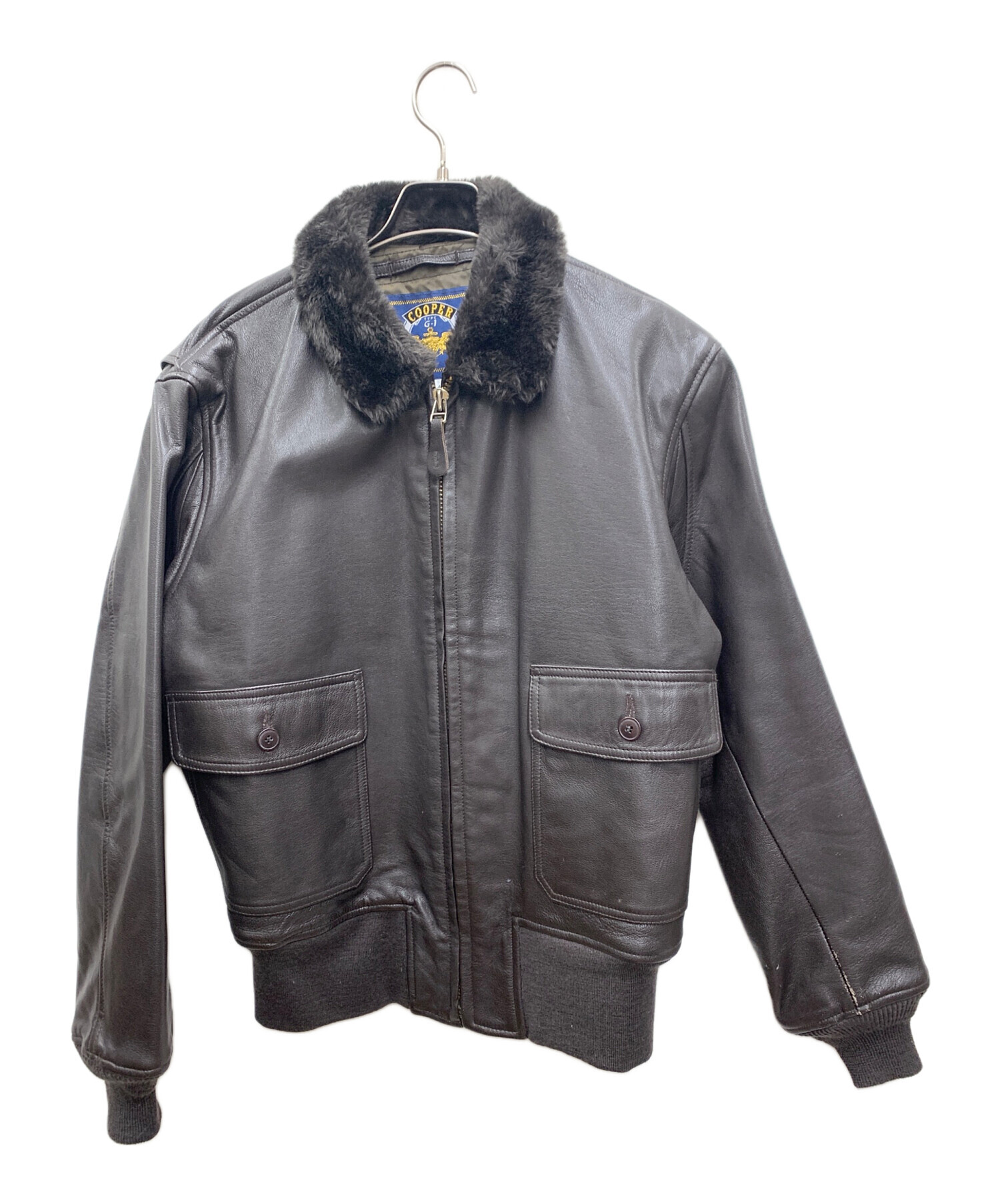 中古・古着通販】COOPER (クーパー) G-1フライトジャケット ブラウン