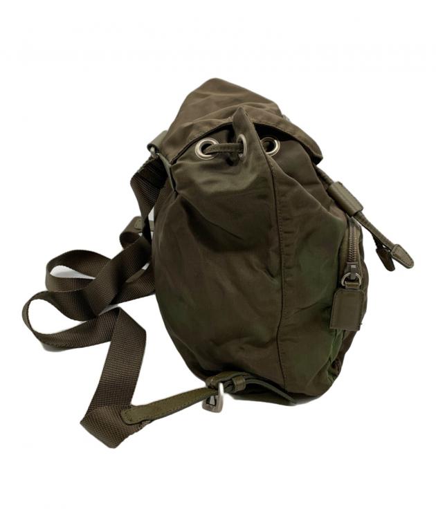 中古・古着通販】PRADA (プラダ) ナイロンリュック オリーブ｜ブランド