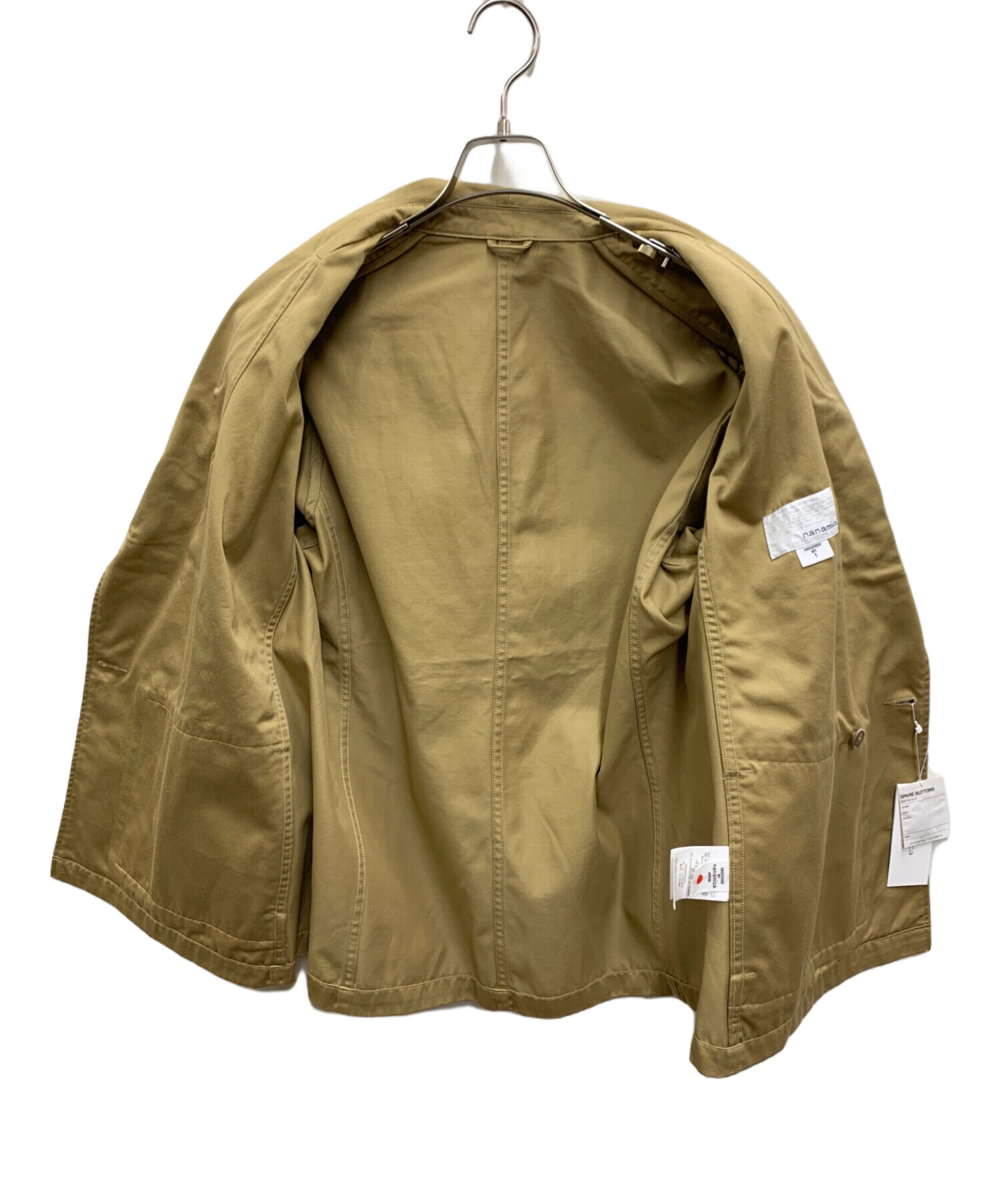 中古・古着通販】nanamica (ナナミカ) チノジャケット カーキ サイズ:1 