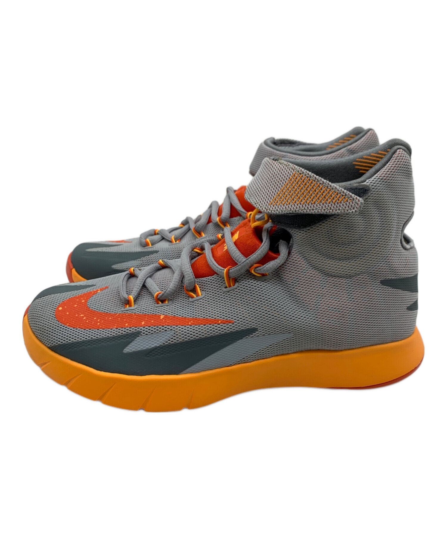 中古・古着通販】NIKE (ナイキ) HyperRev グレー×オレンジ サイズ:25.5