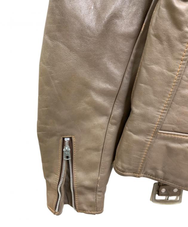 中古・古着通販】Schott (ショット) レザージャケット ブラウン サイズ