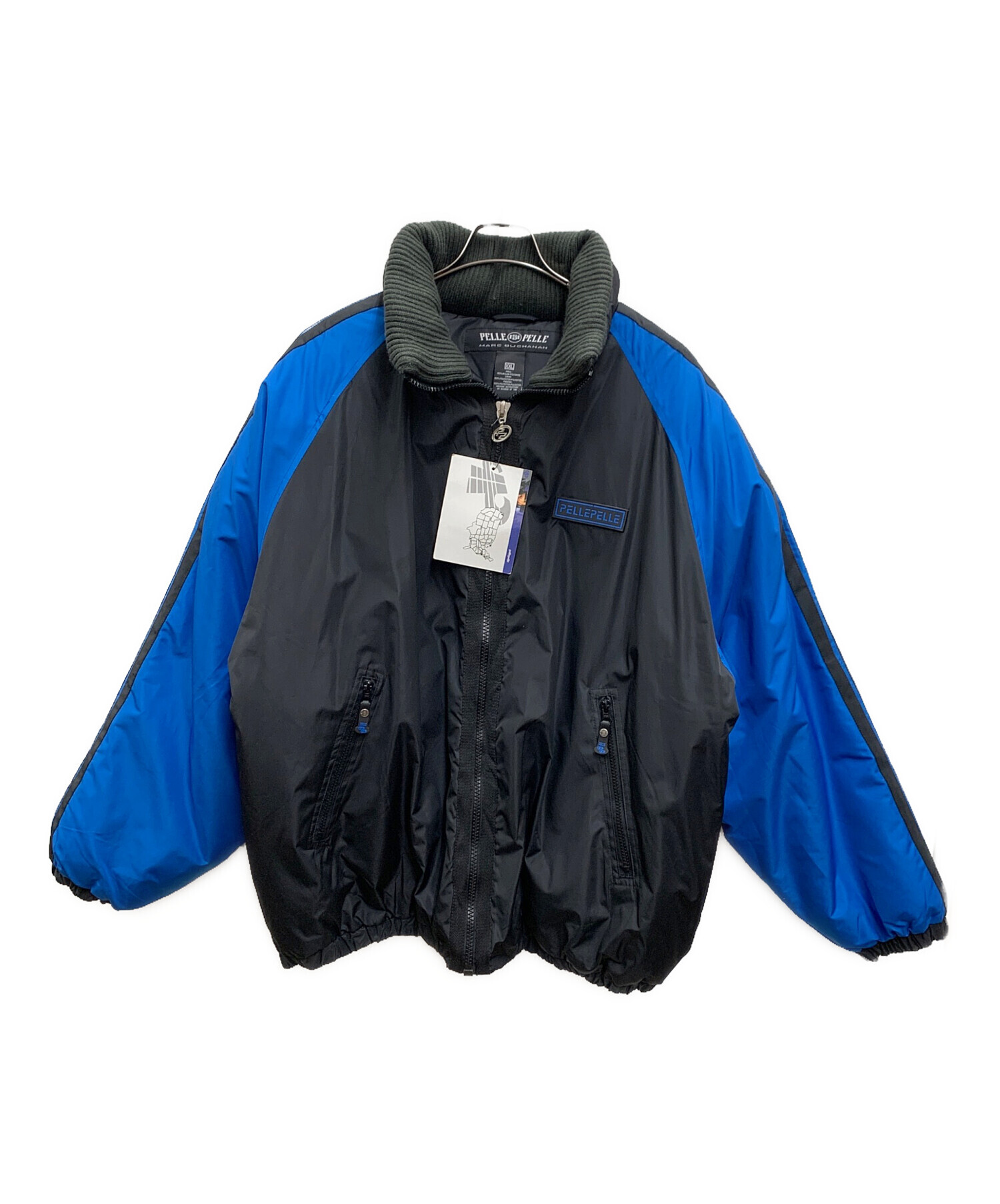 中古・古着通販】pellepelle (ペレペレ) ジップジャケット ブルー