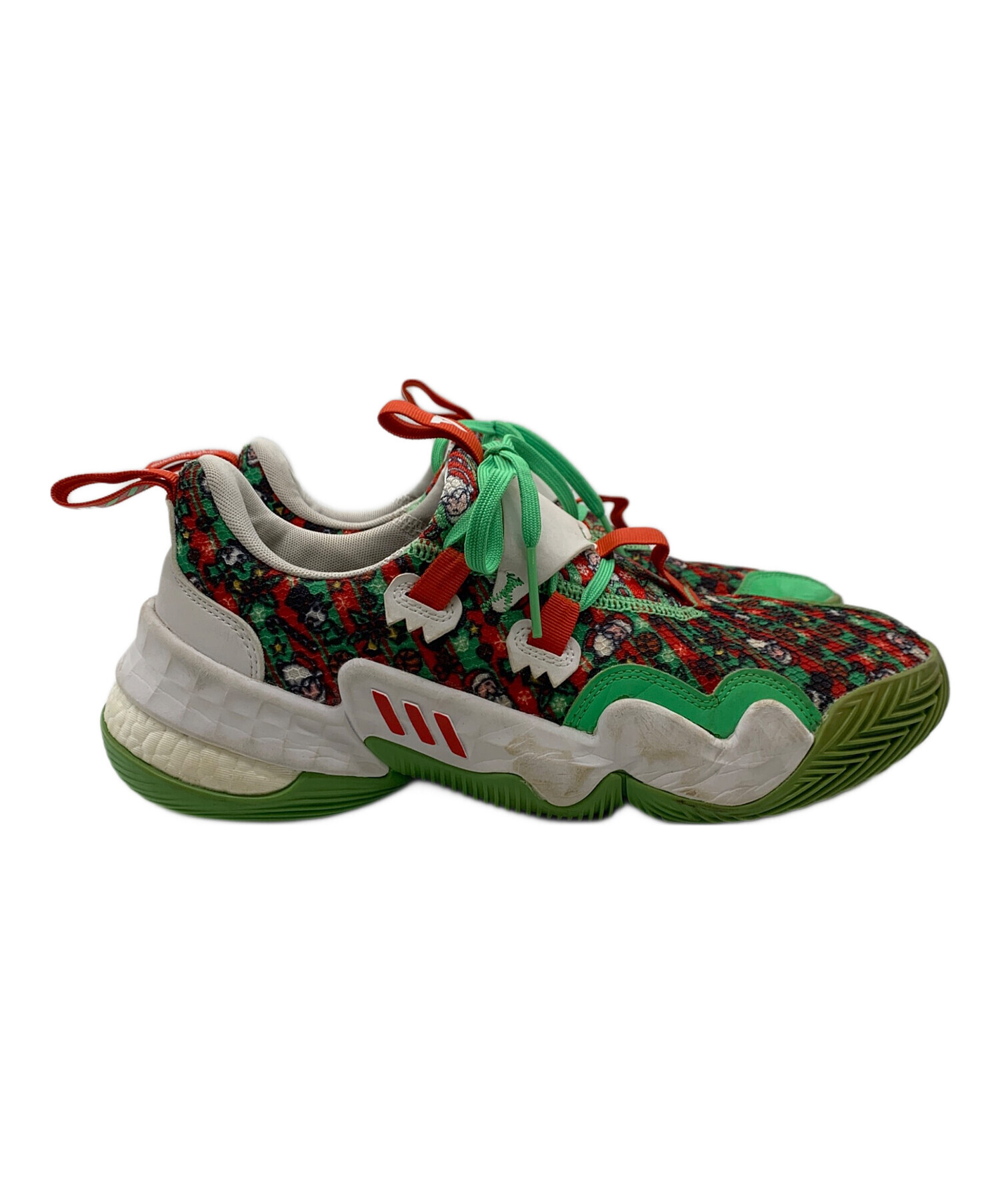 中古・古着通販】adidas (アディダス) バスケットシューズ グリーン