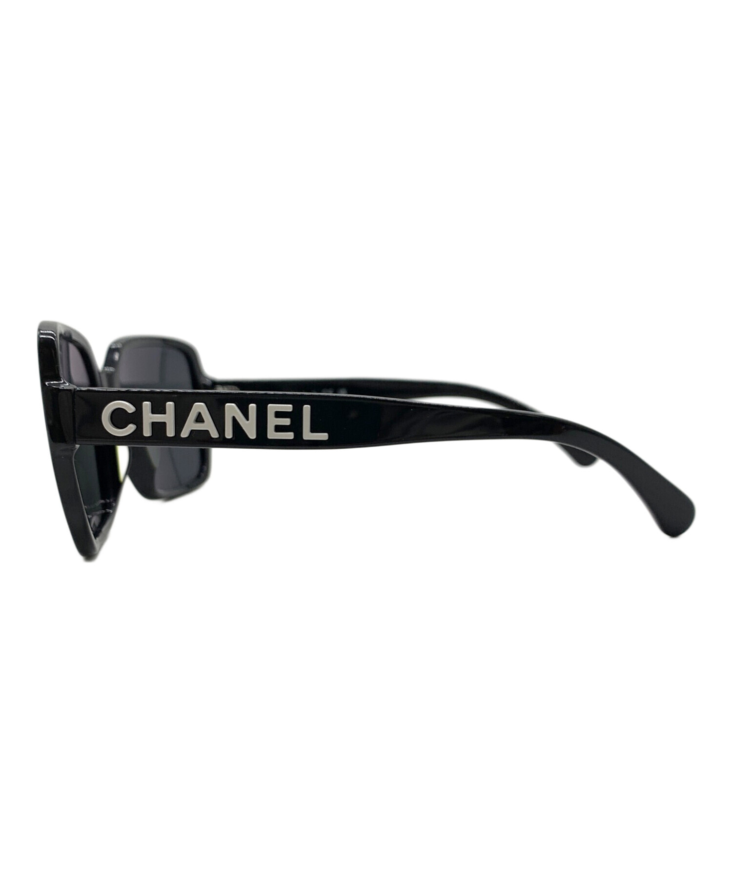 【CHANEL】ブラック サングラス 中古・古着通販】CHANEL (シャネル) サングラス ブラック サイズ:56