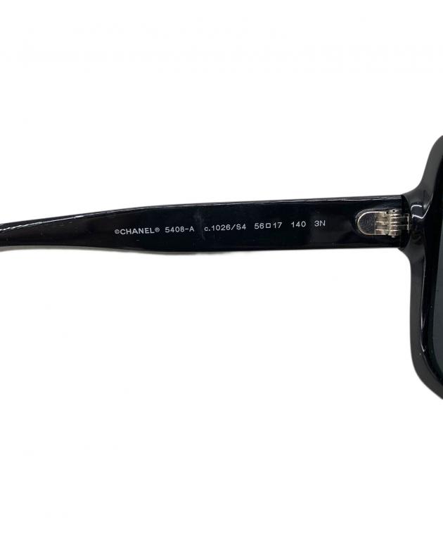 Chanel ブラック サングラス 中古・古着通販】CHANEL (シャネル) サングラス ブラック サイズ:56