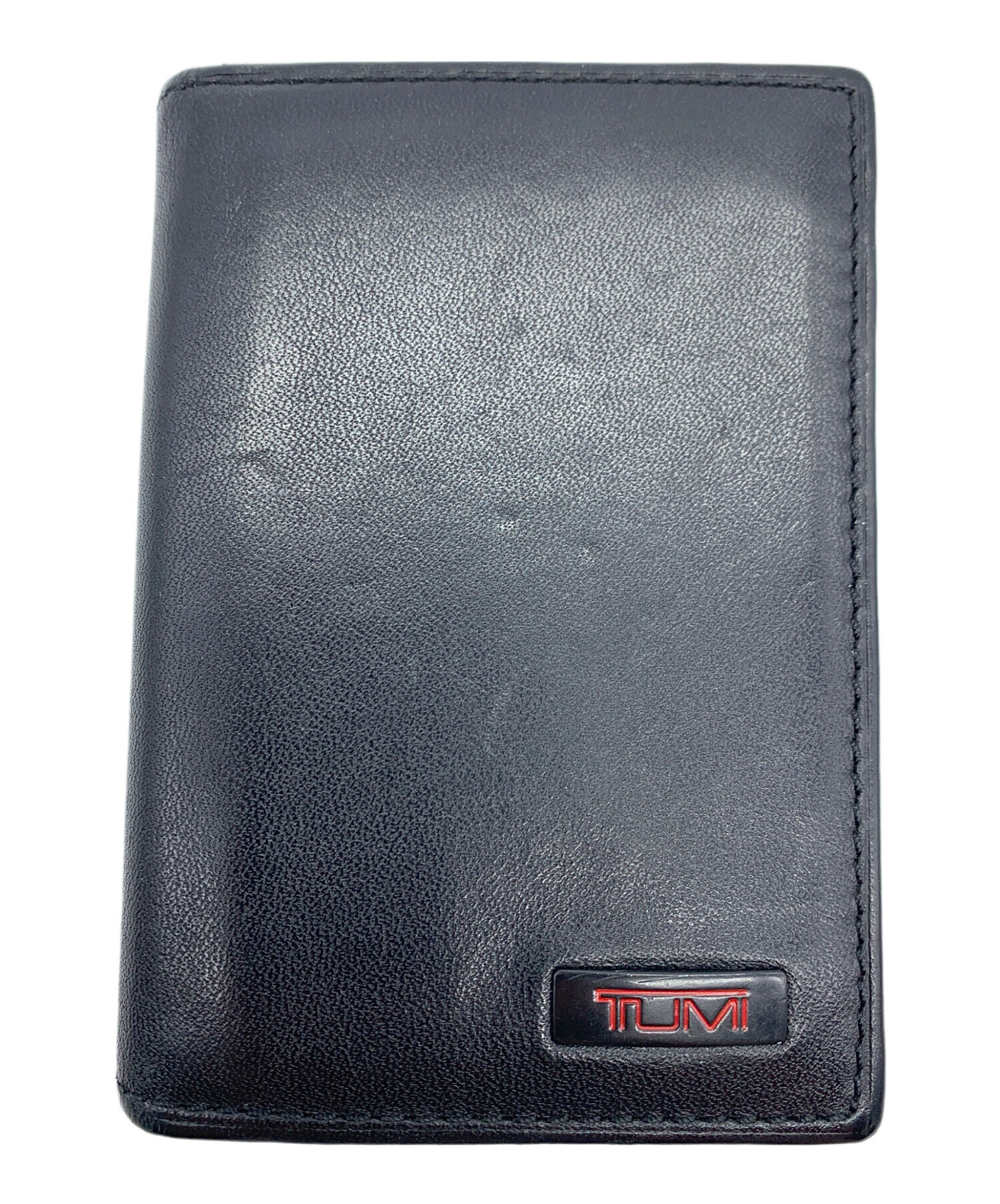 TUMI ブラック 手帳型ケース 中古・古着通販】TUMI (トゥミ) カードケース ブラック｜ブランド