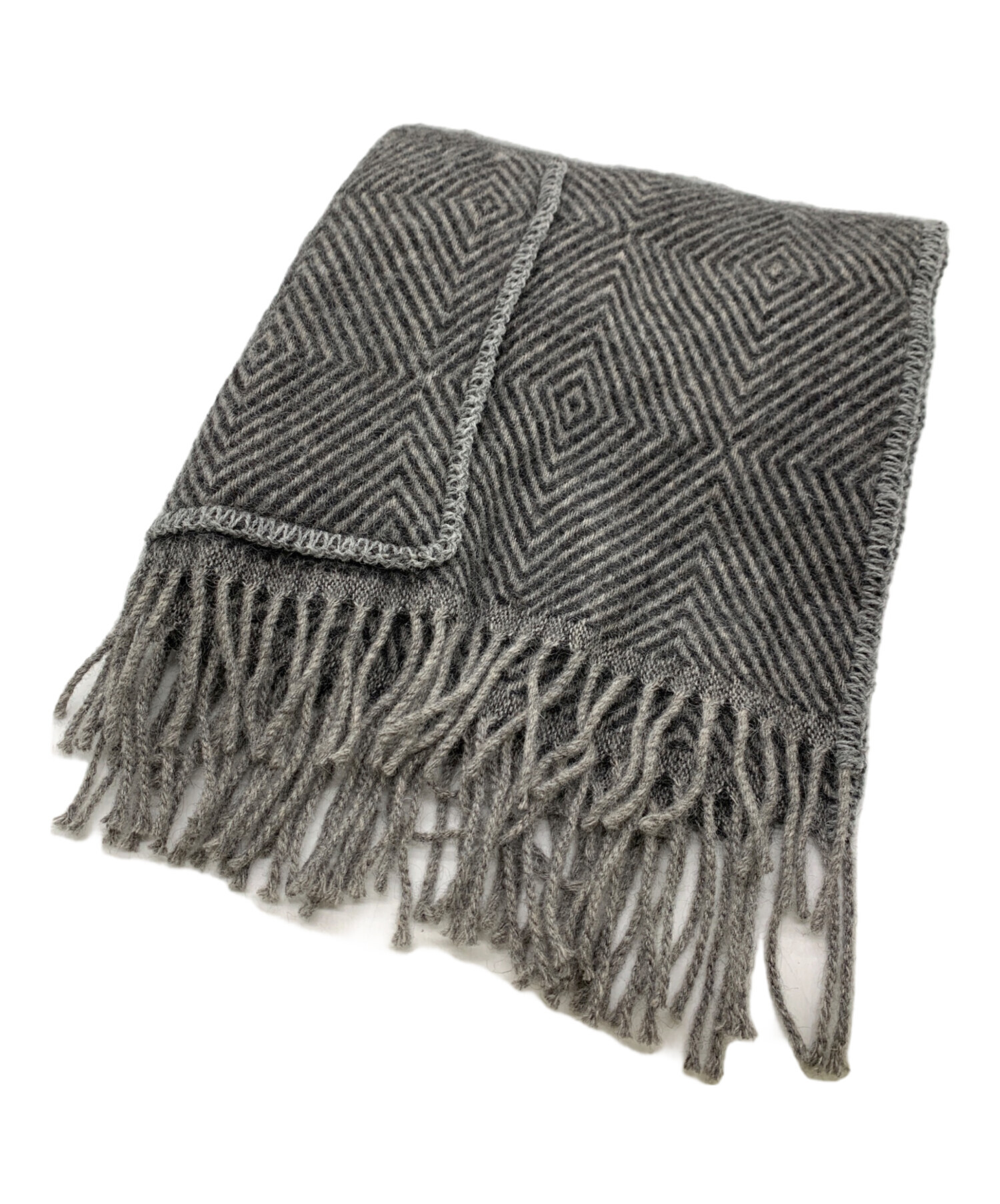 中古・古着通販】LAPUAN KANKURIT (ラプアンカンクリ) ショール グレー