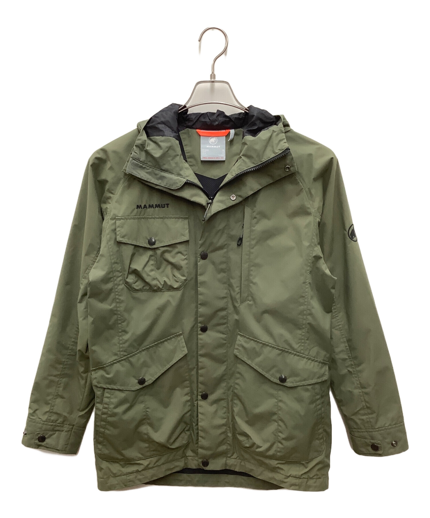 中古・古着通販】MAMMUT (マムート) ソフトシェルパーカー カーキ