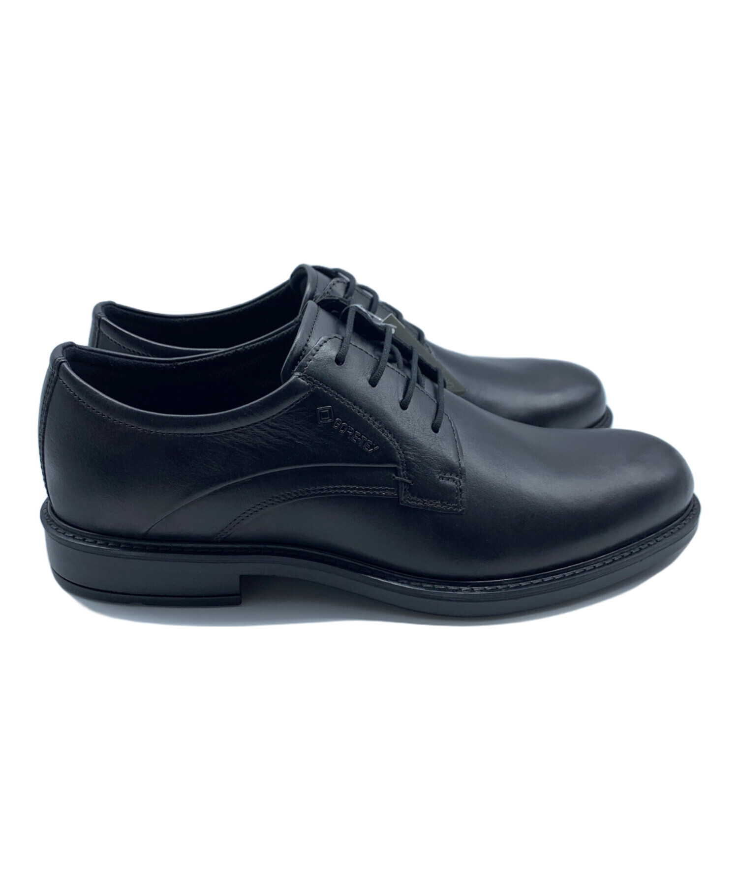 中古・古着通販】ECCO (エコー) レザーシューズ ブラック サイズ:27.5 