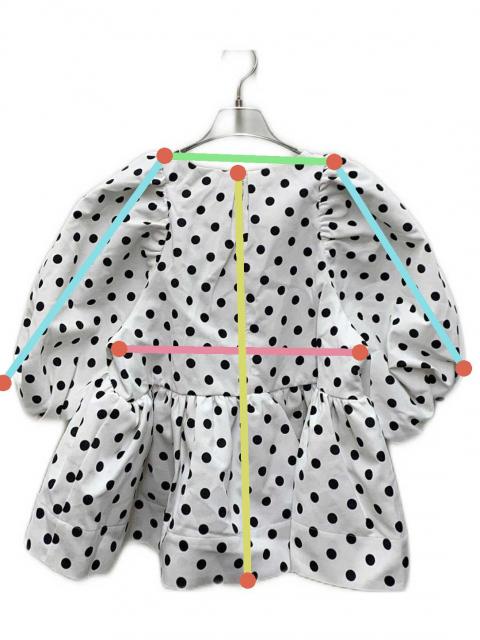 中古・古着通販】Bibiy. (ビビィ) ワンピース ホワイト×ブラック