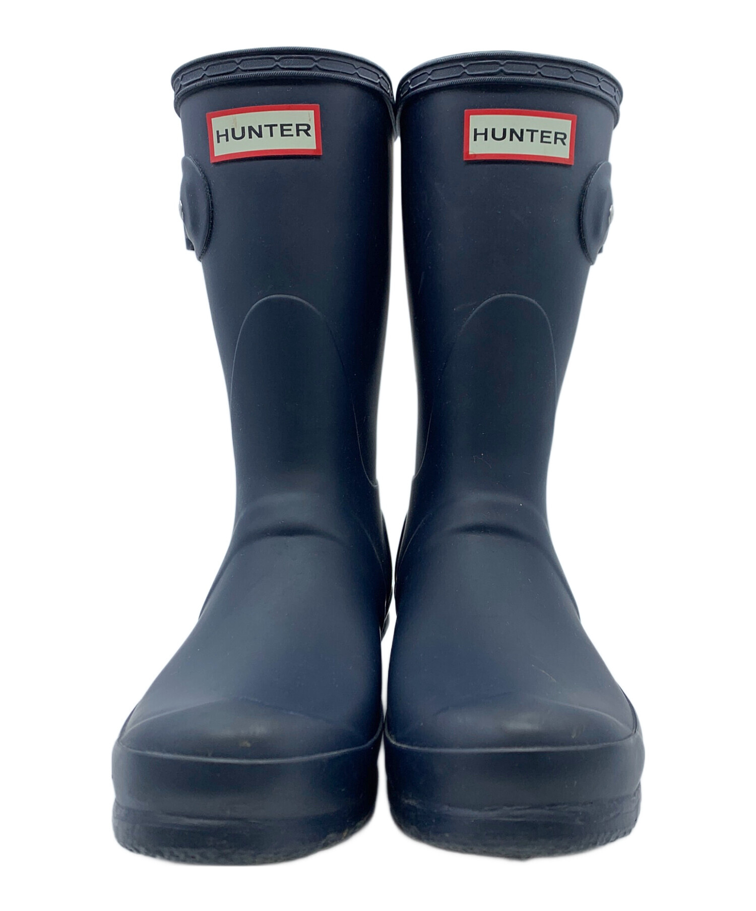 中古・古着通販】HUNTER (ハンター) レインブーツ ネイビー サイズ:US6