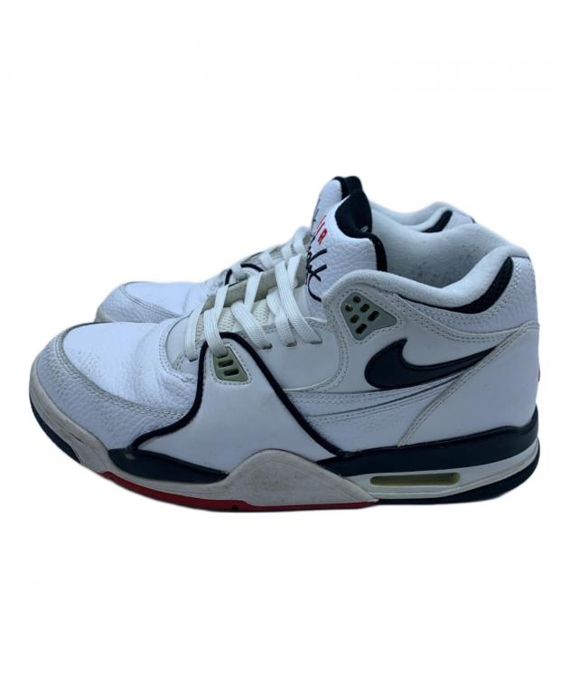 中古・古着通販】NIKE (ナイキ) AIR FLIGHT 89 ホワイト×ブラック