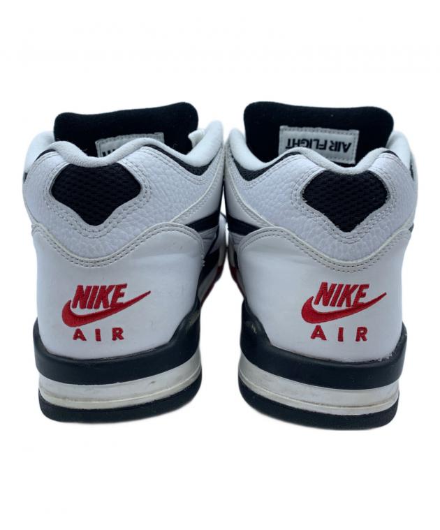 中古・古着通販】NIKE (ナイキ) AIR FLIGHT 89 ホワイト×ブラック
