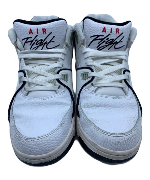 中古・古着通販】NIKE (ナイキ) AIR FLIGHT 89 ホワイト×ブラック