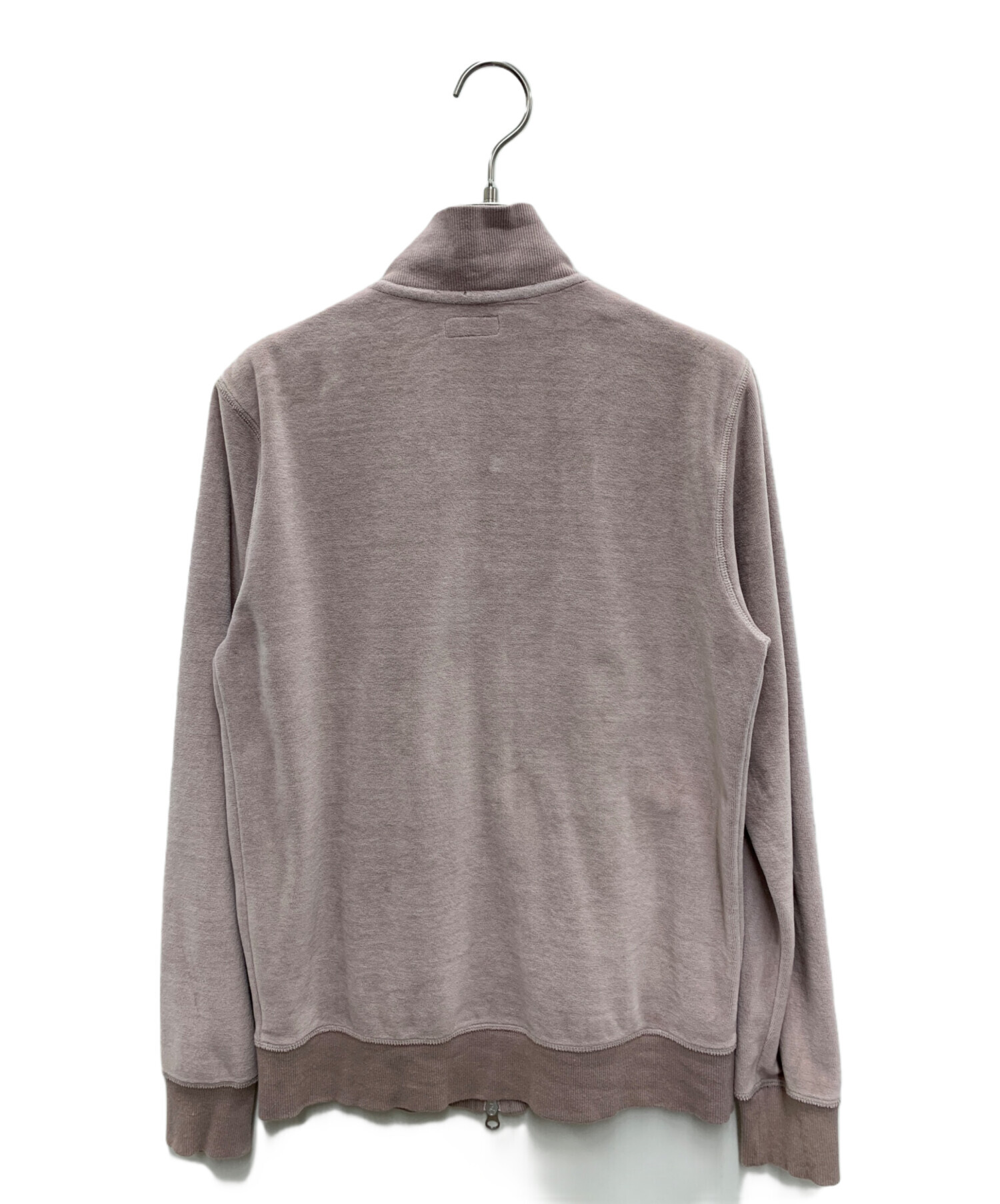 EMPORIO ARMANI - EMPORIO ARMANI ノーカラージャケット S ベージュ 【古着】【中古】【送料無料】 中古・古着通販】EMPORIO ARMANI (エンポリオ アルマーニ) トラック
