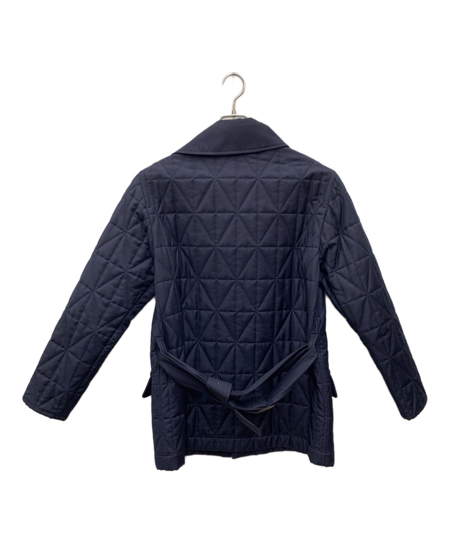 dunhill ダンヒル キルティングジャケット ネイビー 中古・古着通販】dunhill (ダンヒル) キルティングコート ネイビー