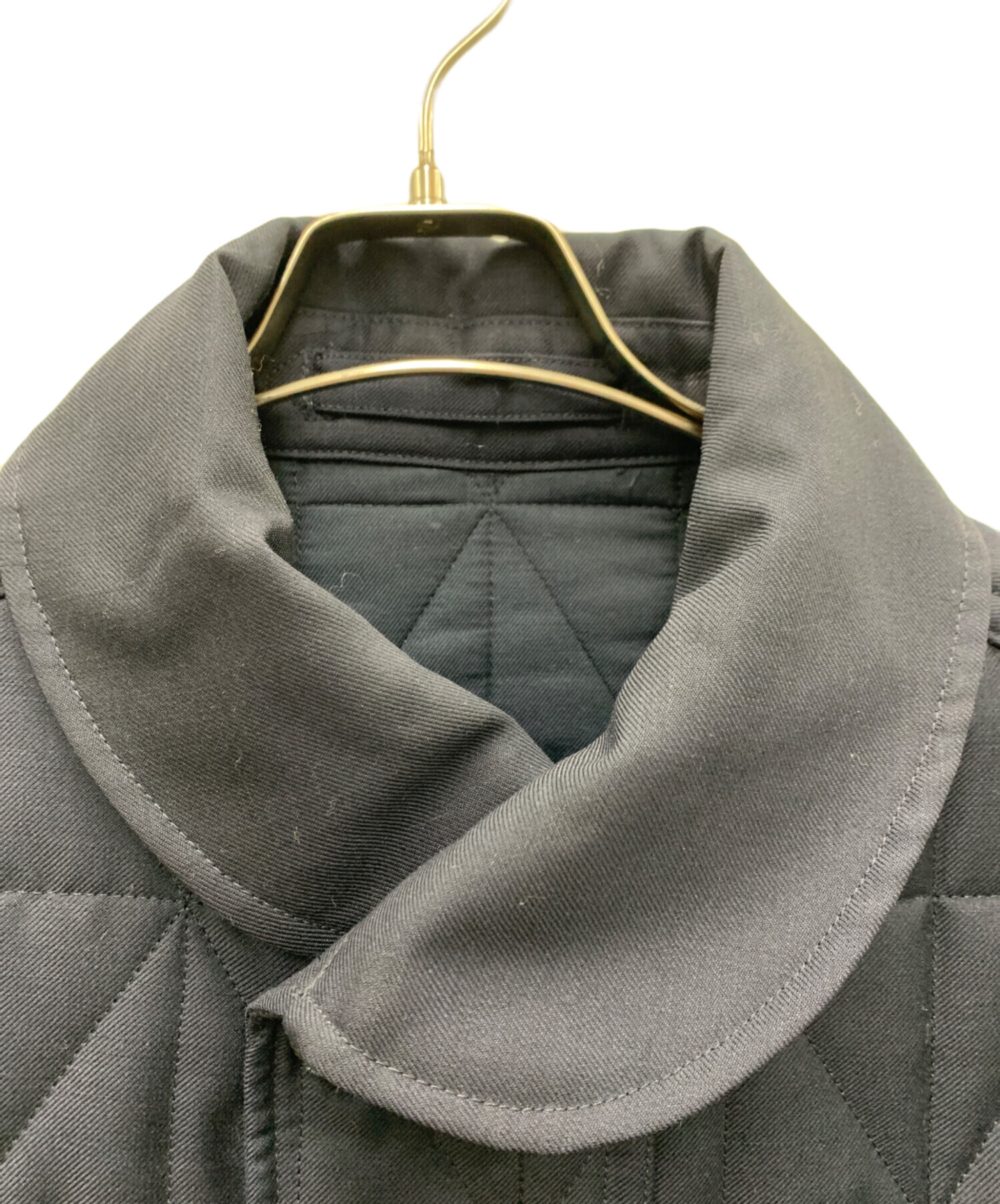 中古・古着通販】dunhill (ダンヒル) キルティングコート ネイビー
