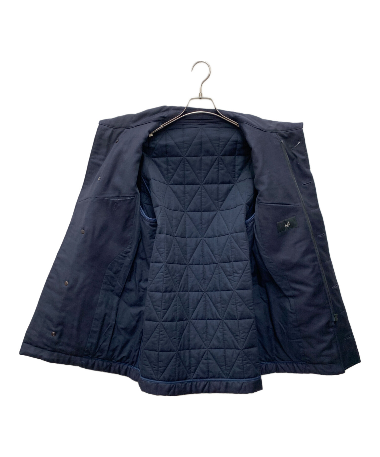 中古・古着通販】dunhill (ダンヒル) キルティングコート ネイビー