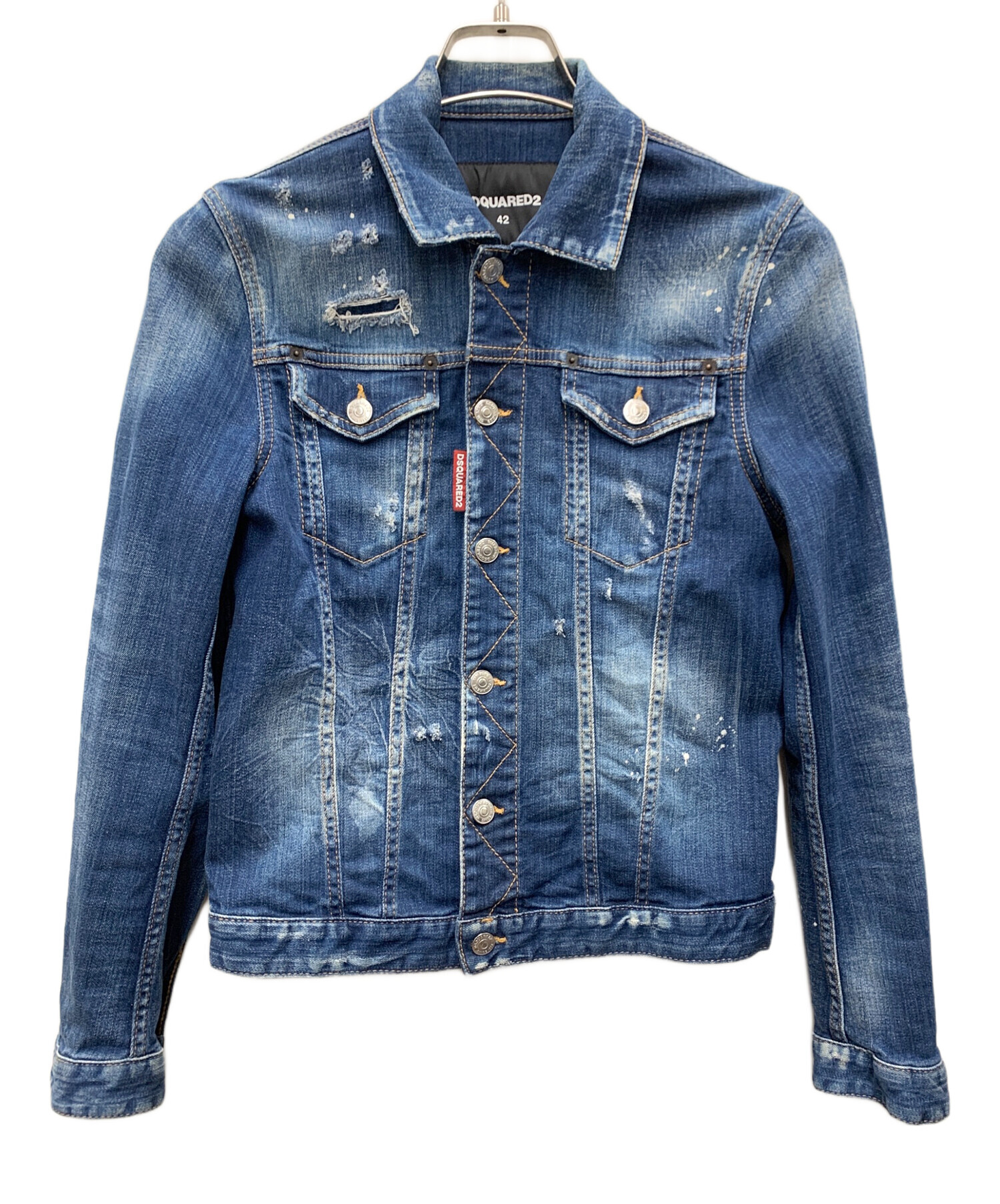 中古・古着通販】DSQUARED2 (ディースクエアード) デニムジャケット