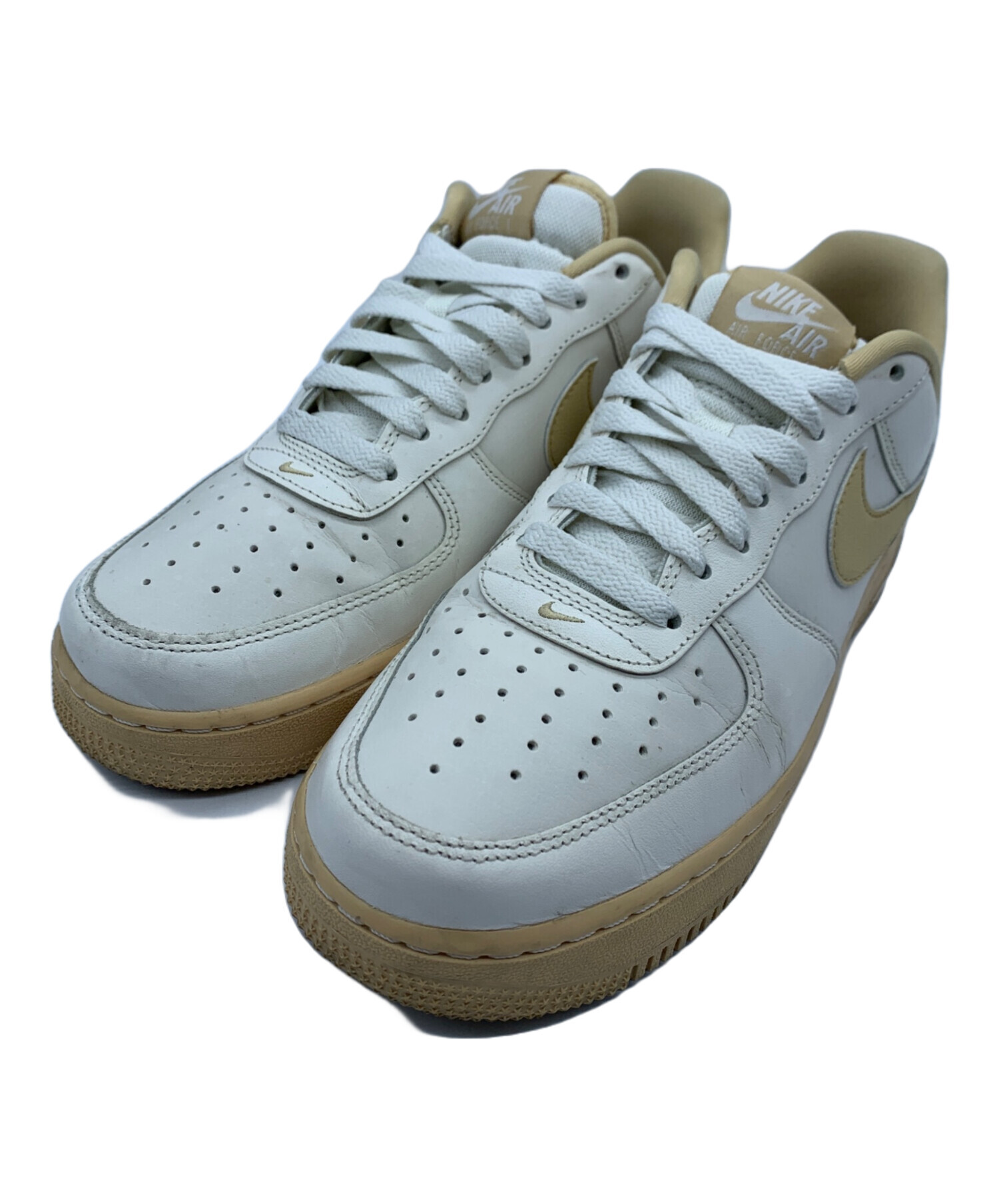 中古・古着通販】NIKE (ナイキ) AIR FORCE1 LOW アイボリー サイズ:27