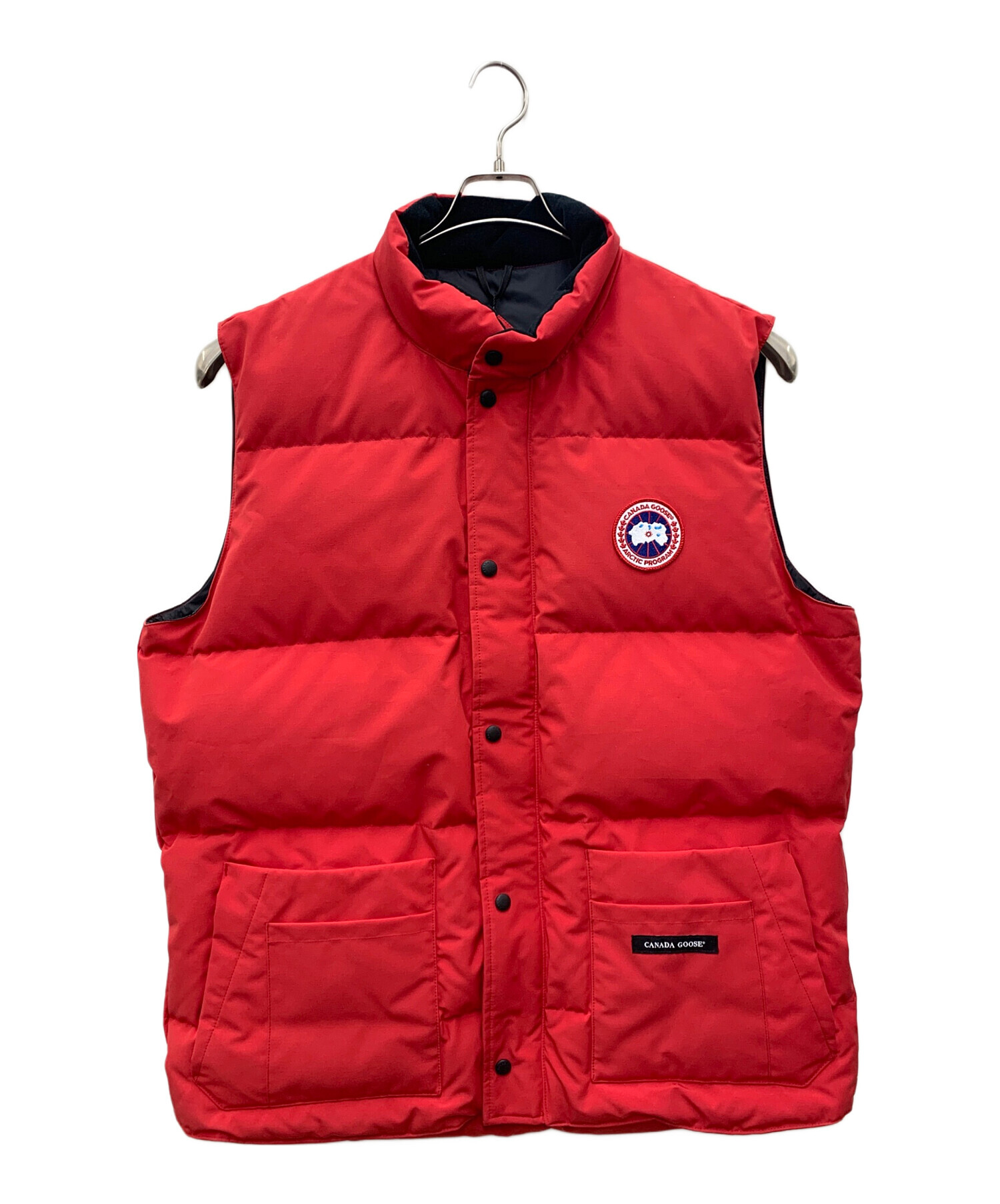 中古・古着通販】CANADA GOOSE (カナダグース) ダウンベスト レッド 