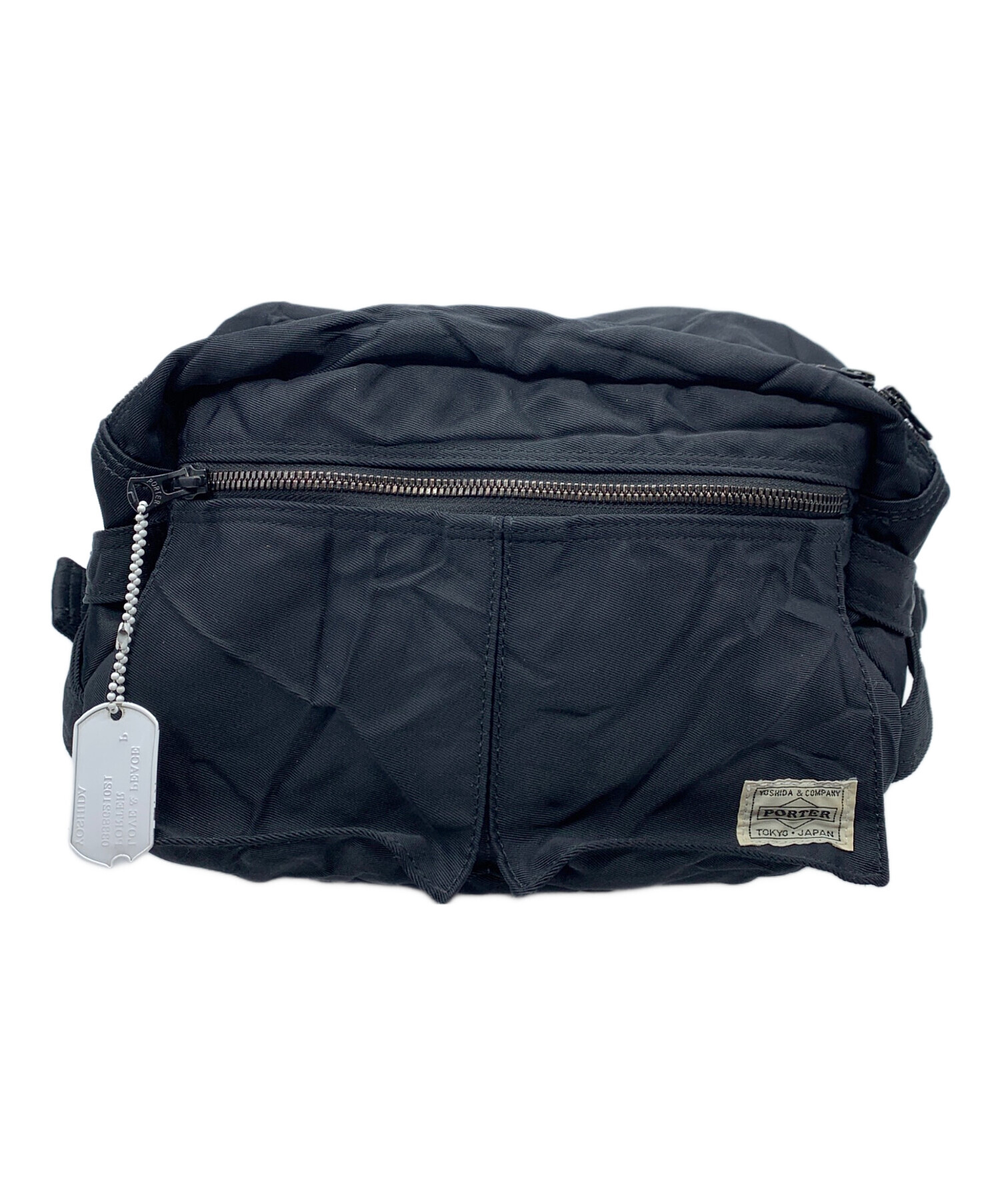 中古・古着通販】PORTER (ポーター) RIDE WAIST BAG ブラック
