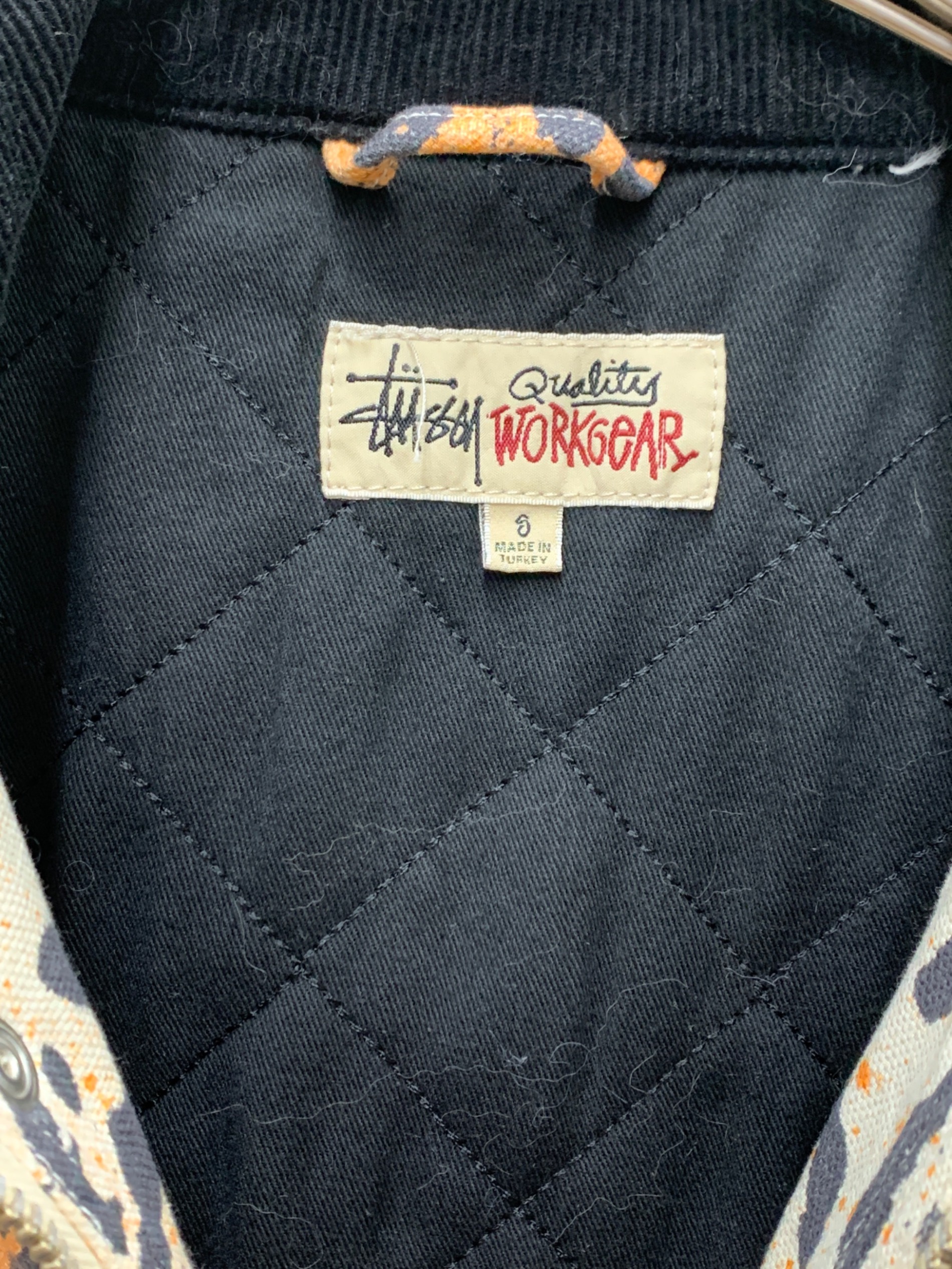 中古・古着通販】stussy (ステューシー) ジャケット ベージュ×ブラック