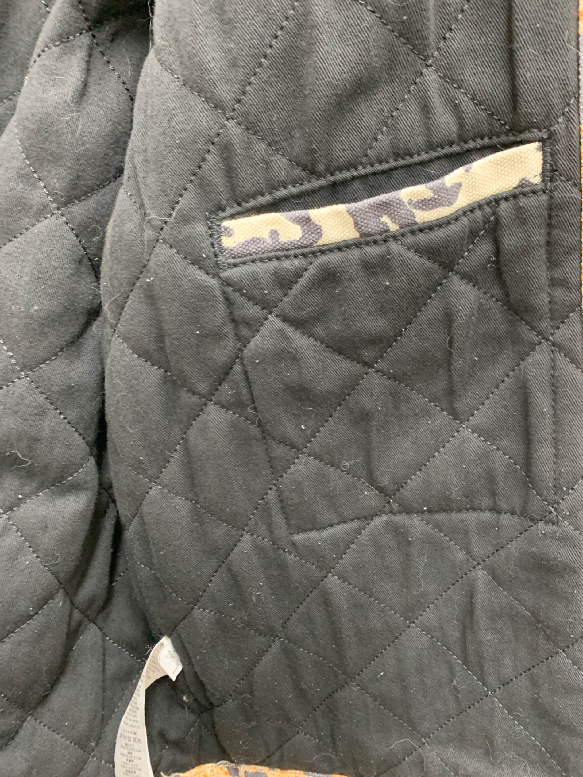 中古・古着通販】stussy (ステューシー) ジャケット ベージュ×ブラック