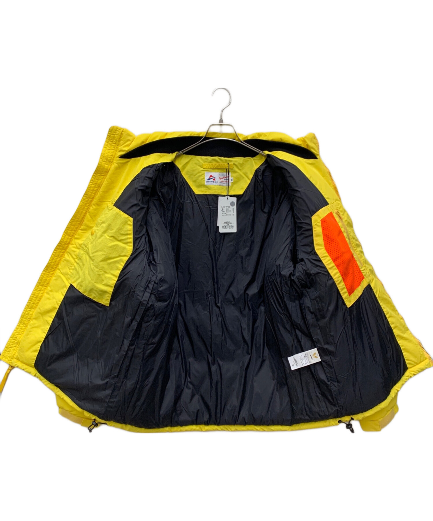 中古・古着通販】AVIREX (アヴィレックス) ダウンジャケット イエロー