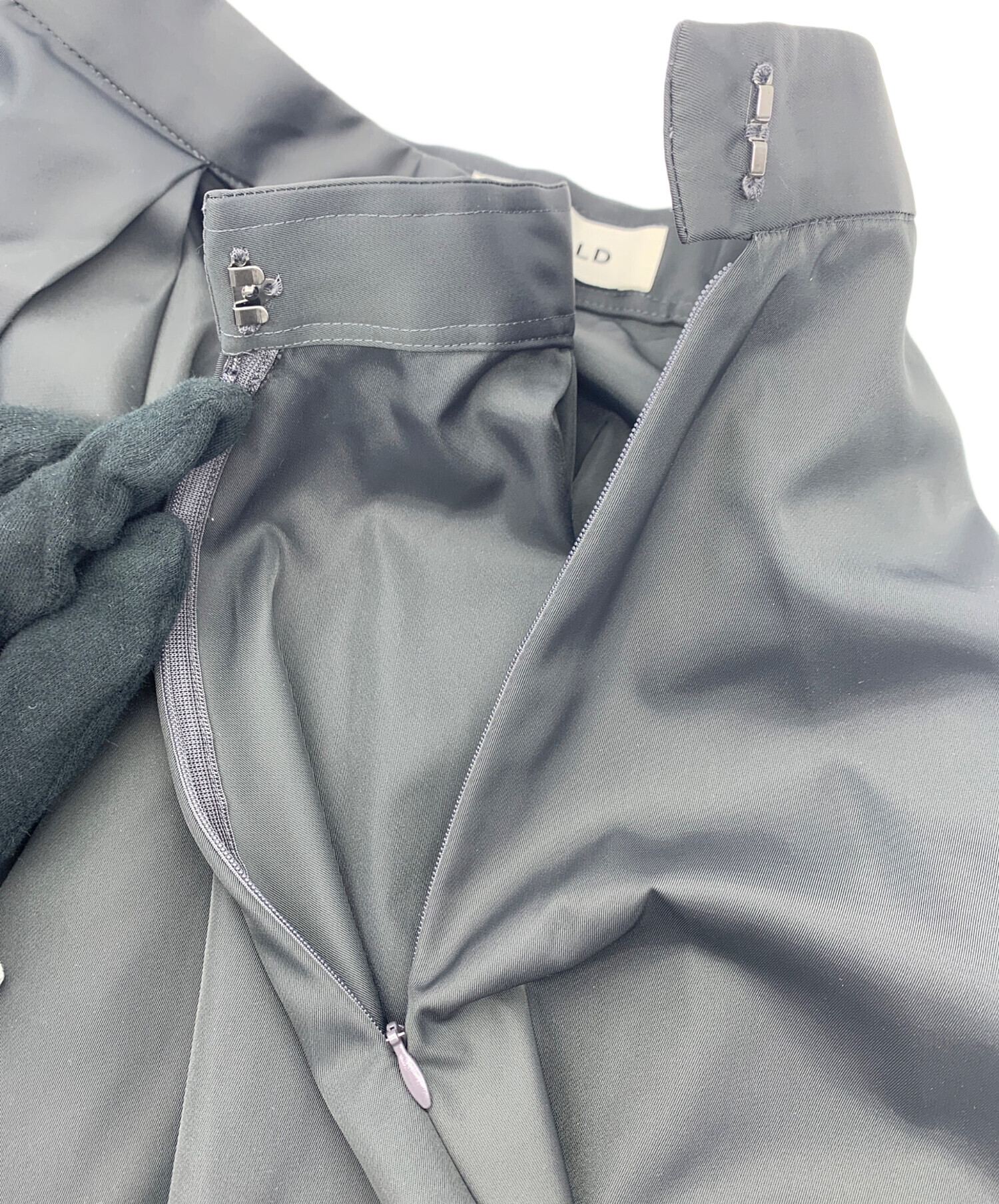 中古・古着通販】ENFOLD (エンフォルド) ナイロンスカート グレー