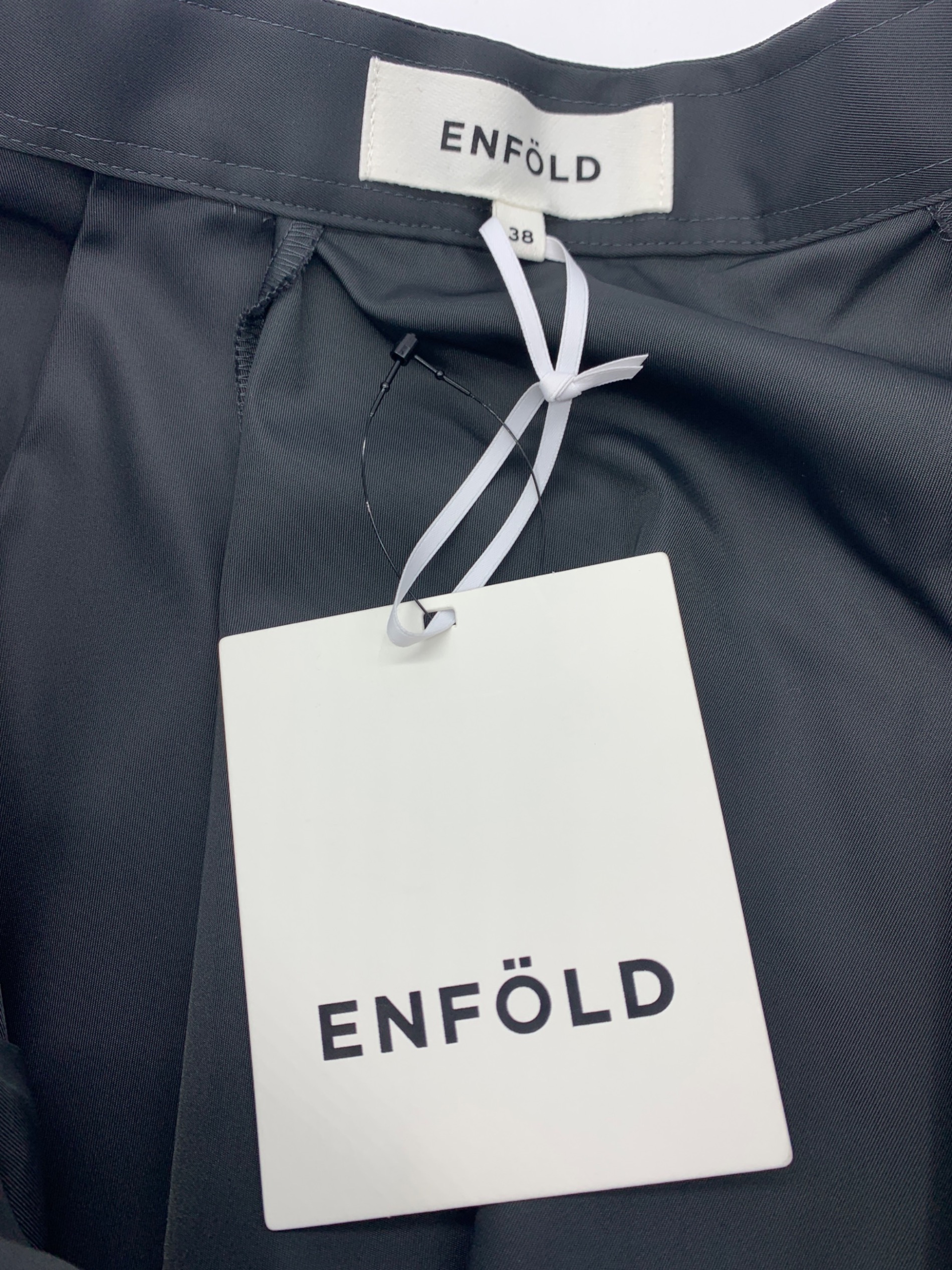 中古・古着通販】ENFOLD (エンフォルド) ナイロンスカート グレー
