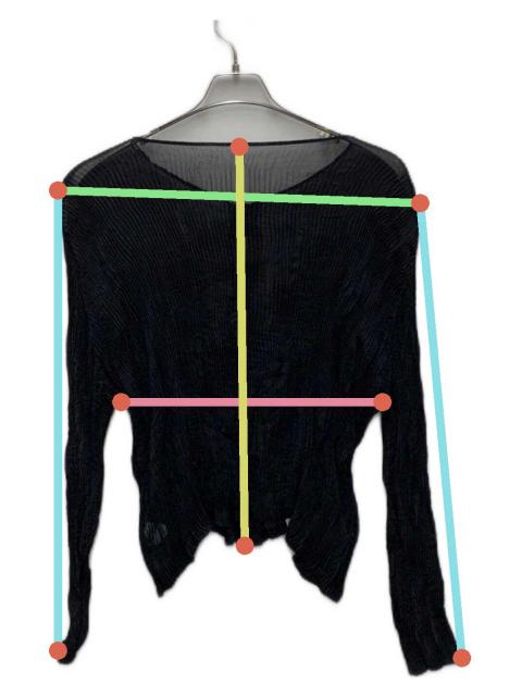中古・古着通販】ISSEY MIYAKE (イッセイミヤケ) シフォンツイスト