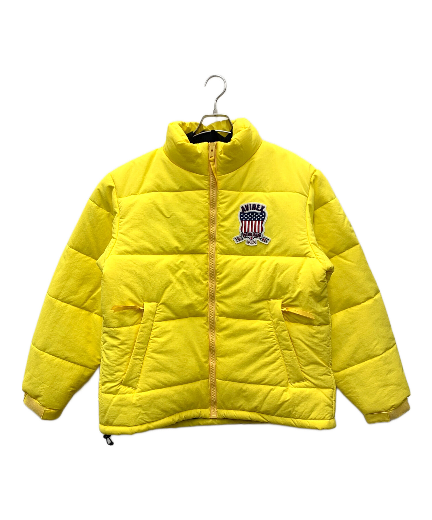中古・古着通販】AVIREX (アヴィレックス) 中綿ジャケット イエロー 