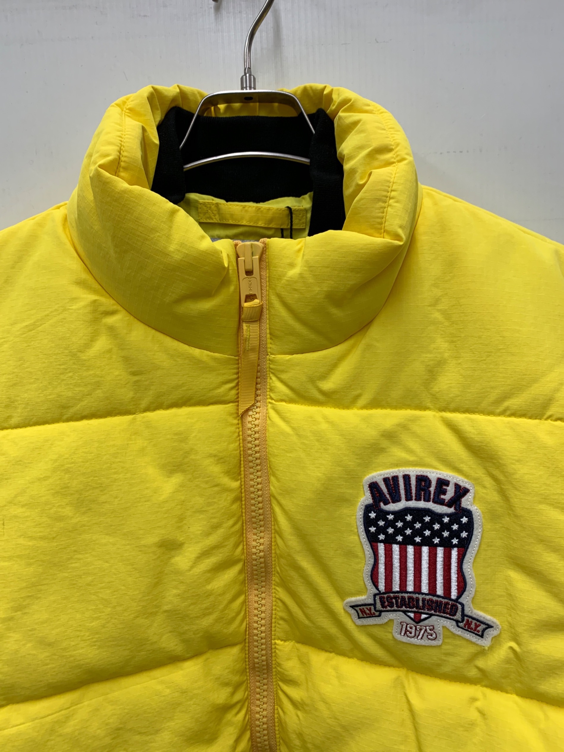 中古・古着通販】AVIREX (アヴィレックス) 中綿ジャケット イエロー