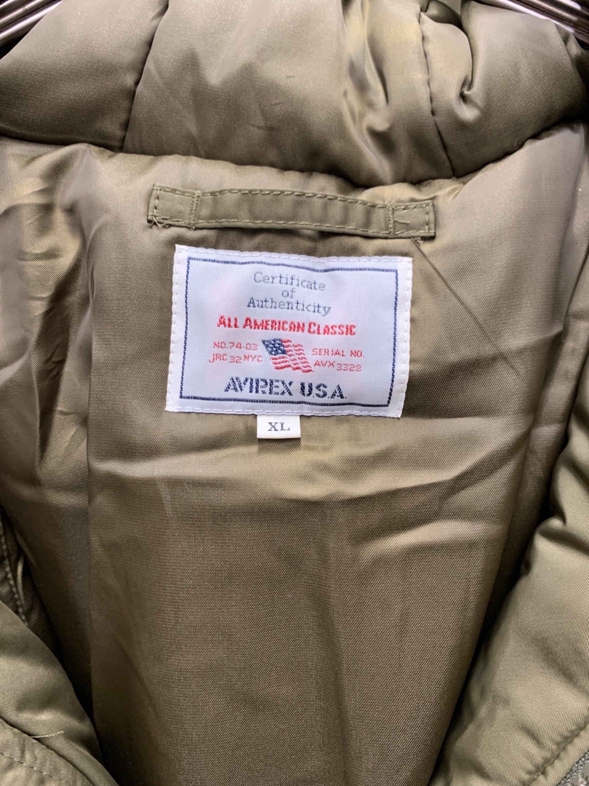 中古・古着通販】AVIREX (アヴィレックス) ミリタリージャケット 