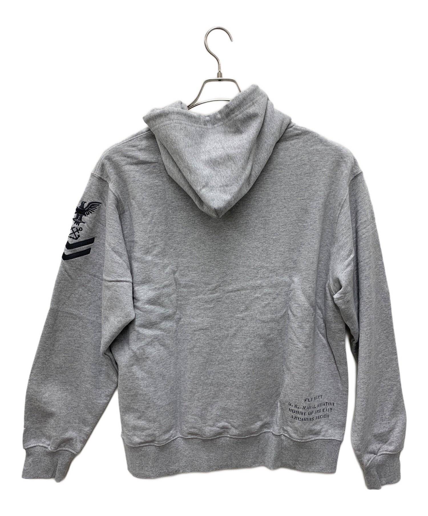 中古・古着通販】AVIREX (アヴィレックス) パーカー ライトグレー