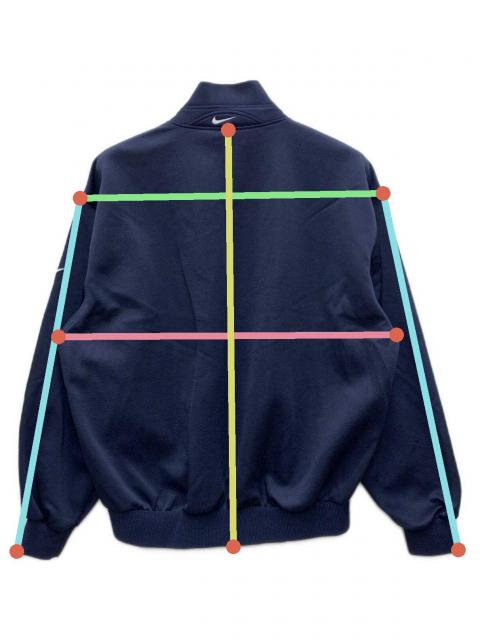 中古・古着通販】NIKE (ナイキ) トラックジャケット ネイビー サイズ