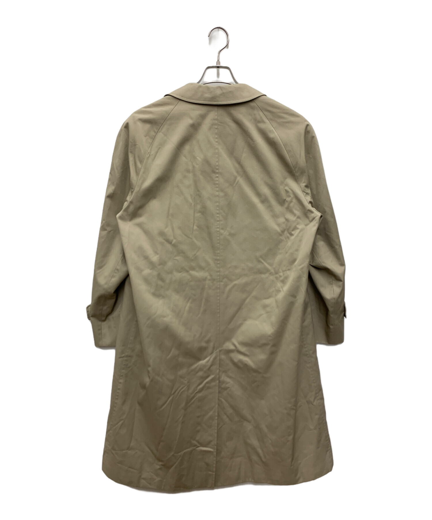 【再値下げ】Aquascutum ベージュ ステンカラーコート　サイズ38 中古・古着通販】Aquascutum (アクアスキュータム) ステンカラーコート