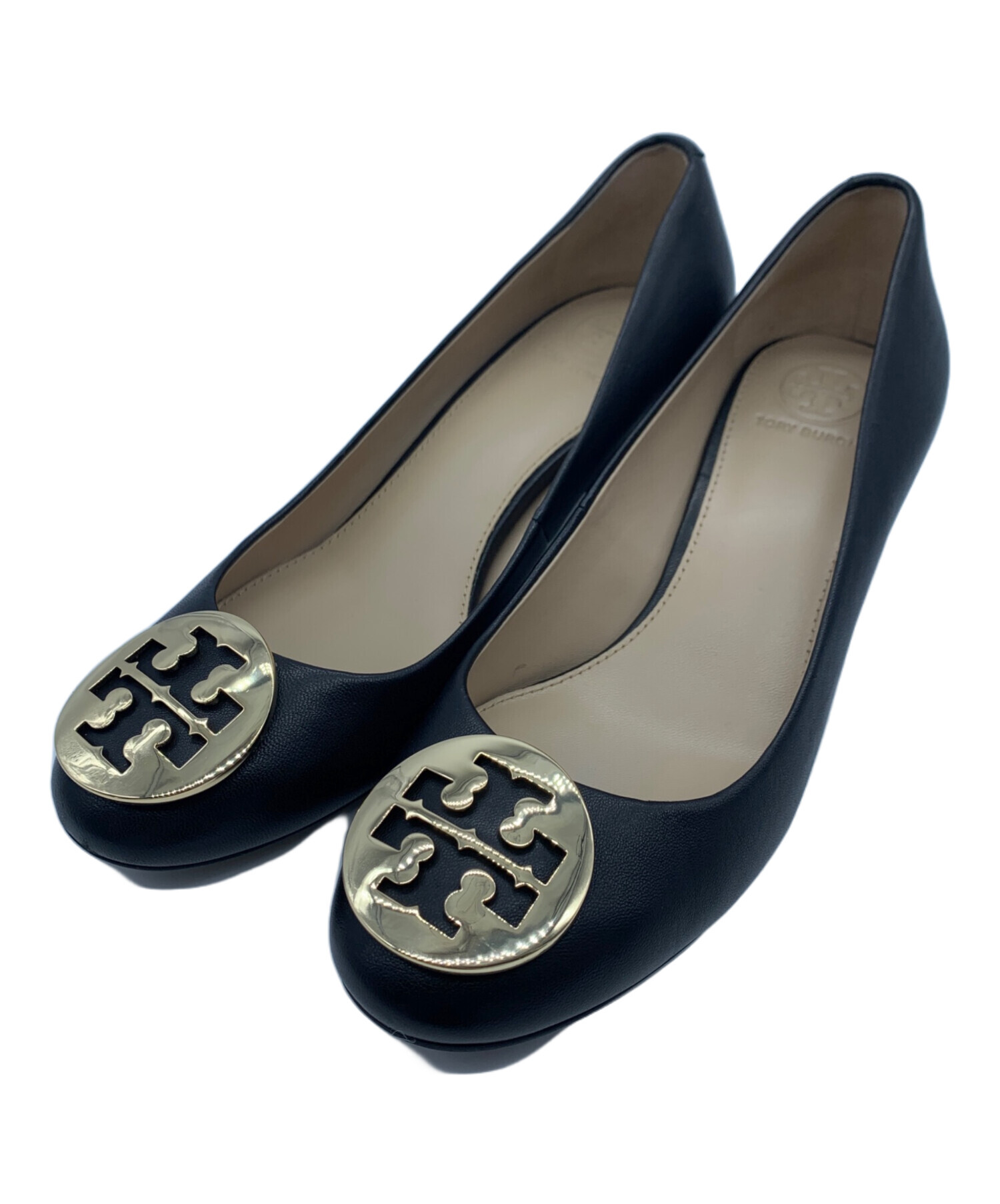 中古・古着通販】TORY BURCH (トリーバーチ) パンプス ブラック サイズ 